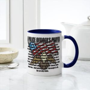 CafePress POLICE OFFICER's PRAYER Mug Ceramic Coffee Mug, Tea Cup 11 oz