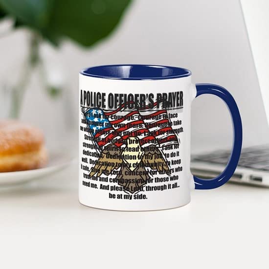 CafePress POLICE OFFICER's PRAYER Mug Ceramic Coffee Mug, Tea Cup 11 oz