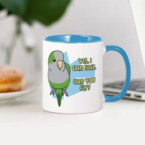 CafePress Can You Fly Quaker Parrot Mug Ceramic Coffee Mug, Tea Cup 11 oz