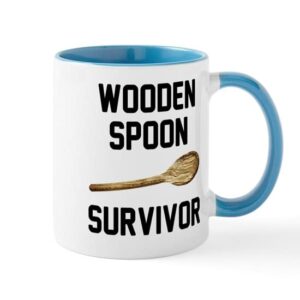 cafepress wooden spoon survivor mug ceramic coffee mug, tea cup 11 oz