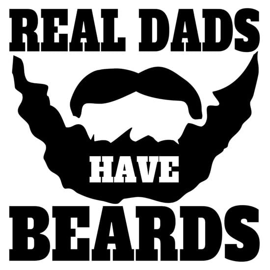 CafePress Real Dads Have Beards Mugs Ceramic Coffee Mug, Tea Cup 11 oz