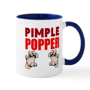 cafepress pimple popper mugs ceramic coffee mug, tea cup 11 oz