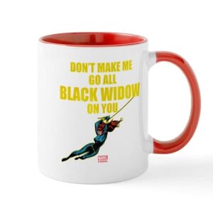 CafePress Black Widow Mother's Day Mug Ceramic Coffee Mug, Tea Cup 11 oz