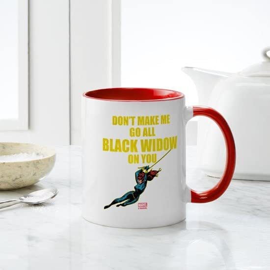 CafePress Black Widow Mother's Day Mug Ceramic Coffee Mug, Tea Cup 11 oz
