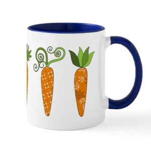 cafepress carrots mugs ceramic coffee mug, tea cup 11 oz