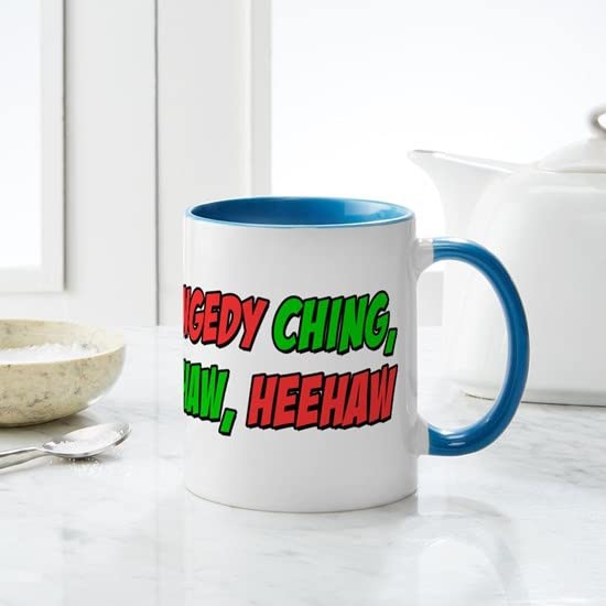 CafePress Italian Christmas Donkey Mug Ceramic Coffee Mug, Tea Cup 11 oz