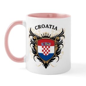 cafepress croatia mug ceramic coffee mug, tea cup 11 oz