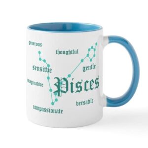 cafepress pisces mug ceramic coffee mug, tea cup 11 oz