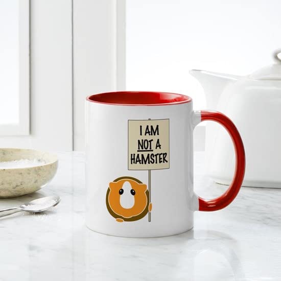 CafePress I Am Not A Hamster Mug Ceramic Coffee Mug, Tea Cup 11 oz