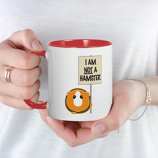 CafePress I Am Not A Hamster Mug Ceramic Coffee Mug, Tea Cup 11 oz