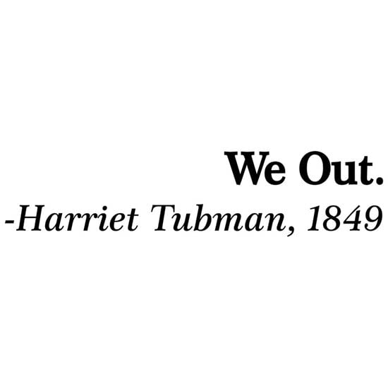 CafePress We Out. Harriet Tubman, 1849 Mugs Ceramic Coffee Mug, Tea Cup 11 oz