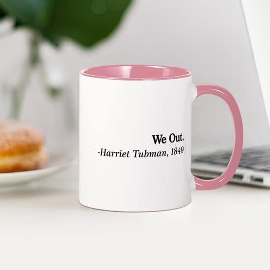 CafePress We Out. Harriet Tubman, 1849 Mugs Ceramic Coffee Mug, Tea Cup 11 oz