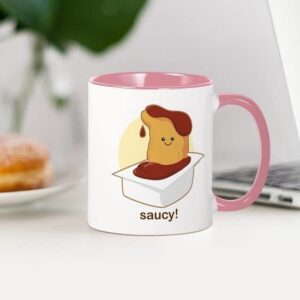 CafePress Saucy! Mug Ceramic Coffee Mug, Tea Cup 11 oz