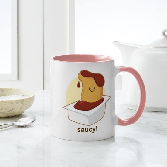 CafePress Saucy! Mug Ceramic Coffee Mug, Tea Cup 11 oz