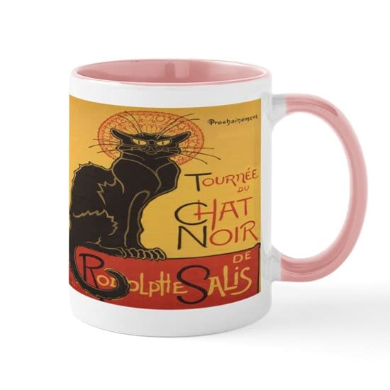 CafePress Le Chat Noir Mug Ceramic Coffee Mug, Tea Cup 11 oz