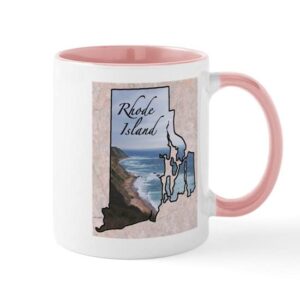 cafepress rhode island mugs ceramic coffee mug, tea cup 11 oz