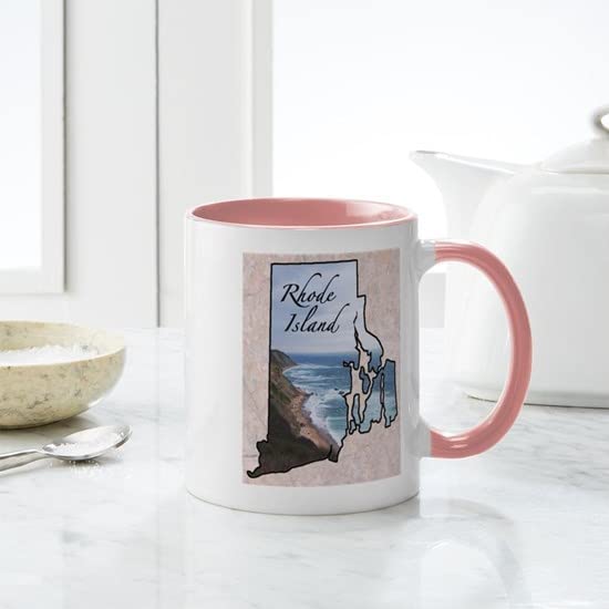 CafePress Rhode Island Mugs Ceramic Coffee Mug, Tea Cup 11 oz