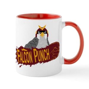 cafepress falcon punch mug ceramic coffee mug, tea cup 11 oz
