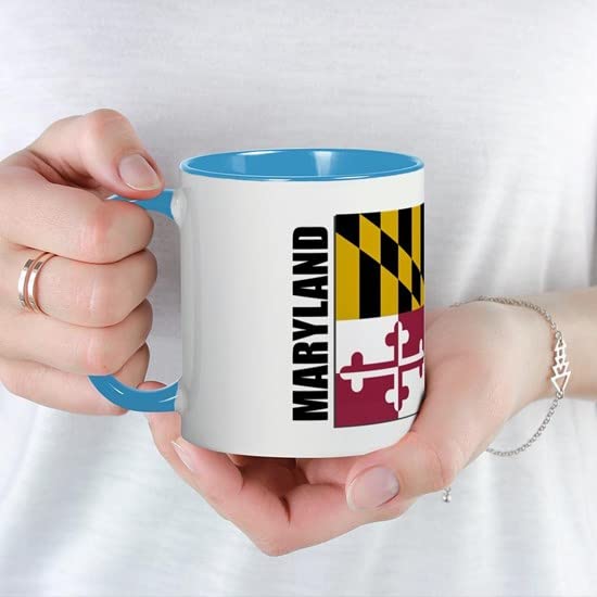 CafePress Maryland Flag Mug Ceramic Coffee Mug, Tea Cup 11 oz