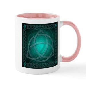 cafepress teal celtic dragon mug ceramic coffee mug, tea cup 11 oz
