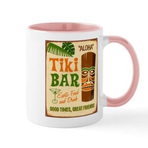 cafepress tiki bar mug ceramic coffee mug, tea cup 11 oz
