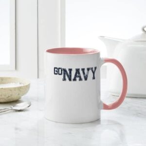 CafePress Go NAVY Mugs Ceramic Coffee Mug, Tea Cup 11 oz
