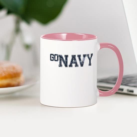 CafePress Go NAVY Mugs Ceramic Coffee Mug, Tea Cup 11 oz