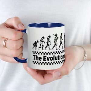 CafePress Evolution Of SKA Mug Ceramic Coffee Mug, Tea Cup 11 oz
