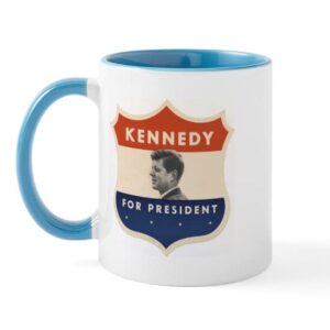 CafePress JFK '60 Shield Mug Ceramic Coffee Mug, Tea Cup 11 oz