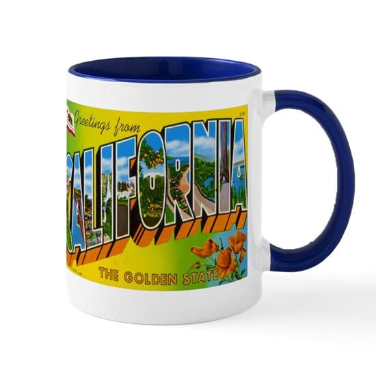 CafePress California CA Mug Ceramic Coffee Mug, Tea Cup 11 oz