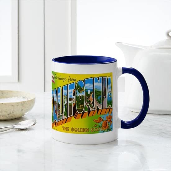 CafePress California CA Mug Ceramic Coffee Mug, Tea Cup 11 oz