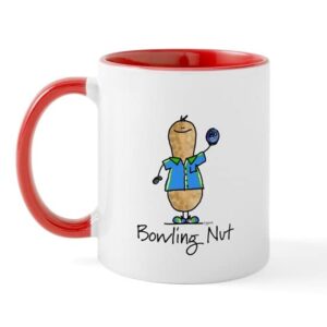 cafepress bowling nut mug ceramic coffee mug, tea cup 11 oz