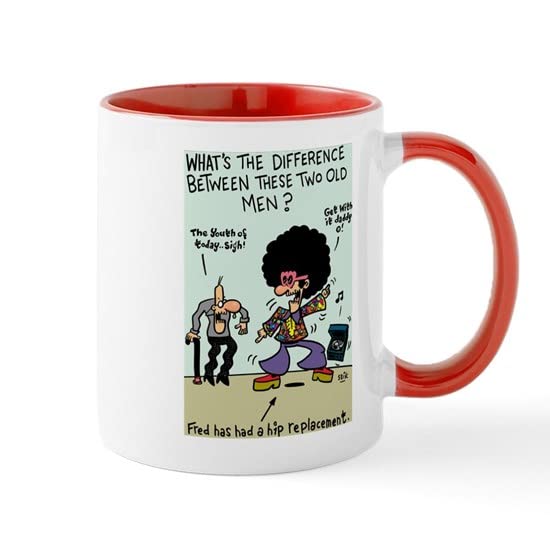 CafePress Hip Replacement Mug Ceramic Coffee Mug, Tea Cup 11 oz