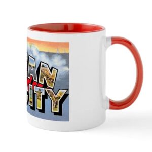 cafepress ocean city maryland greetings mug ceramic coffee mug, tea cup 11 oz