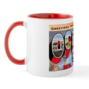 CafePress Ocean City Maryland Greetings Mug Ceramic Coffee Mug, Tea Cup 11 oz