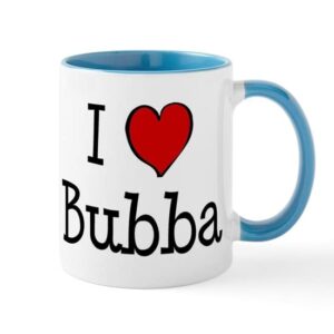 cafepress i love bubba mug ceramic coffee mug, tea cup 11 oz