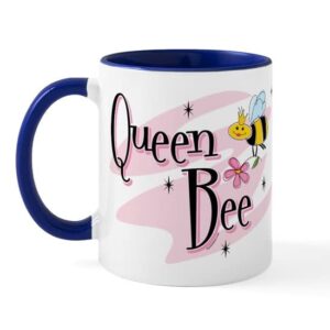 cafepress queen bee mug ceramic coffee mug, tea cup 11 oz