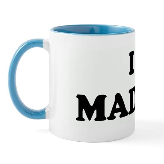 CafePress I Love MADRINA Mug Ceramic Coffee Mug, Tea Cup 11 oz