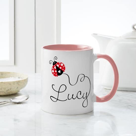 CafePress Ladybug Lucy Mug Ceramic Coffee Mug, Tea Cup 11 oz