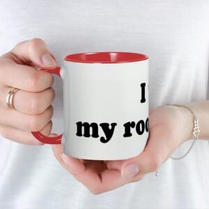 CafePress I Love My Roommate Mug Ceramic Coffee Mug, Tea Cup 11 oz