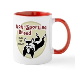 cafepress boston terrier nonsporting mug ceramic coffee mug, tea cup 11 oz