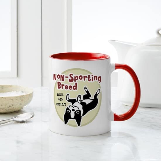 CafePress Boston Terrier Nonsporting Mug Ceramic Coffee Mug, Tea Cup 11 oz