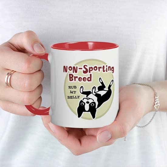 CafePress Boston Terrier Nonsporting Mug Ceramic Coffee Mug, Tea Cup 11 oz