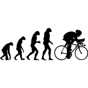 CafePress Evolution Cyclist Mug Ceramic Coffee Mug, Tea Cup 11 oz