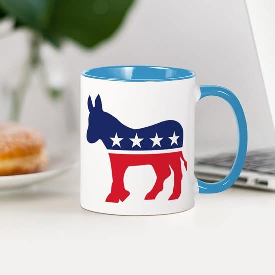 CafePress Democrat Donkey Mug Ceramic Coffee Mug, Tea Cup 11 oz