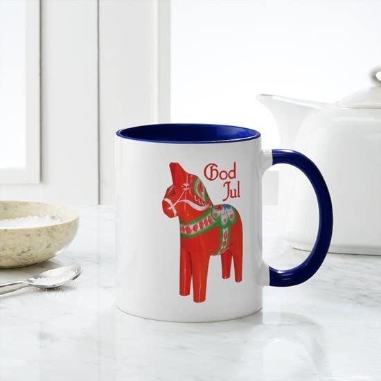 CafePress God Jul Dala Mug Ceramic Coffee Mug, Tea Cup 11 oz