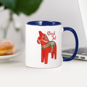 CafePress God Jul Dala Mug Ceramic Coffee Mug, Tea Cup 11 oz