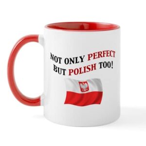 cafepress perfect polish 2 mug ceramic coffee mug, tea cup 11 oz