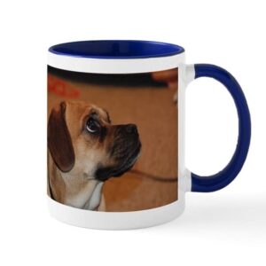 cafepress dog puggle mug ceramic coffee mug, tea cup 11 oz