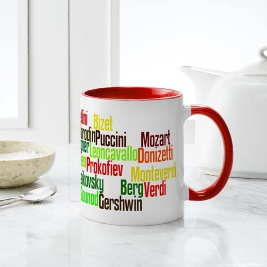 CafePress Opera Composers Mug Ceramic Coffee Mug, Tea Cup 11 oz